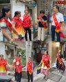 广东中国好人公益团队赴广州市荔湾岭南街慰问抗美援朝老兵黄伟甦